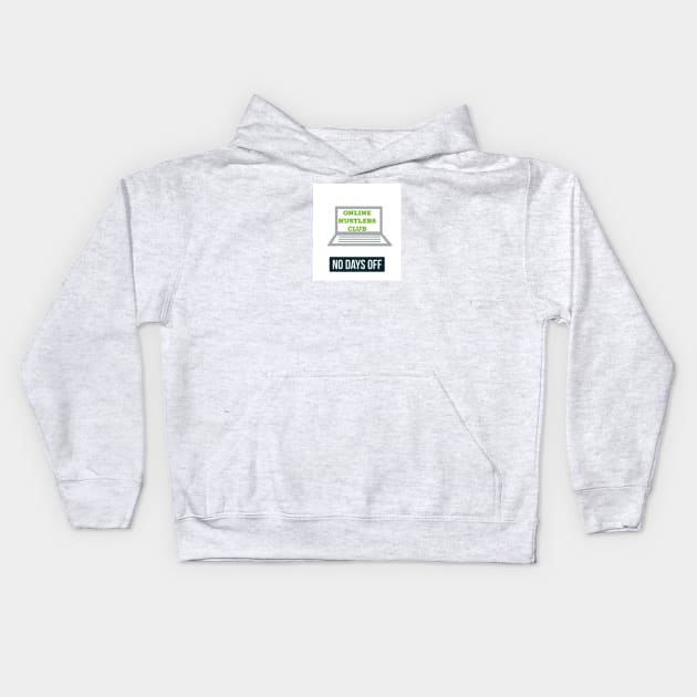 Online hustlers club Kids Hoodie by Imaginate